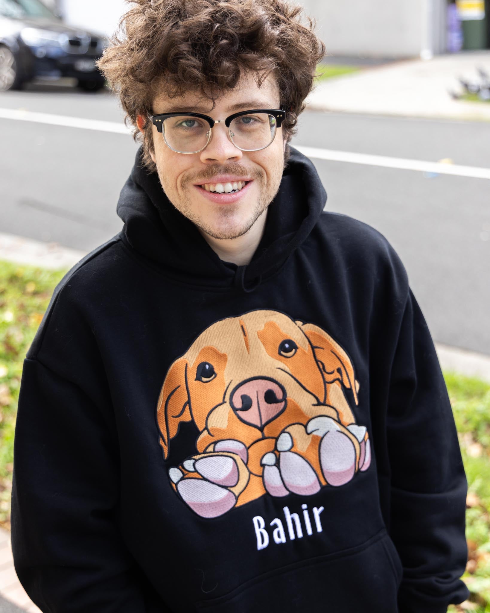 CUSTOM Men's Heavyweight Pet Hoodie