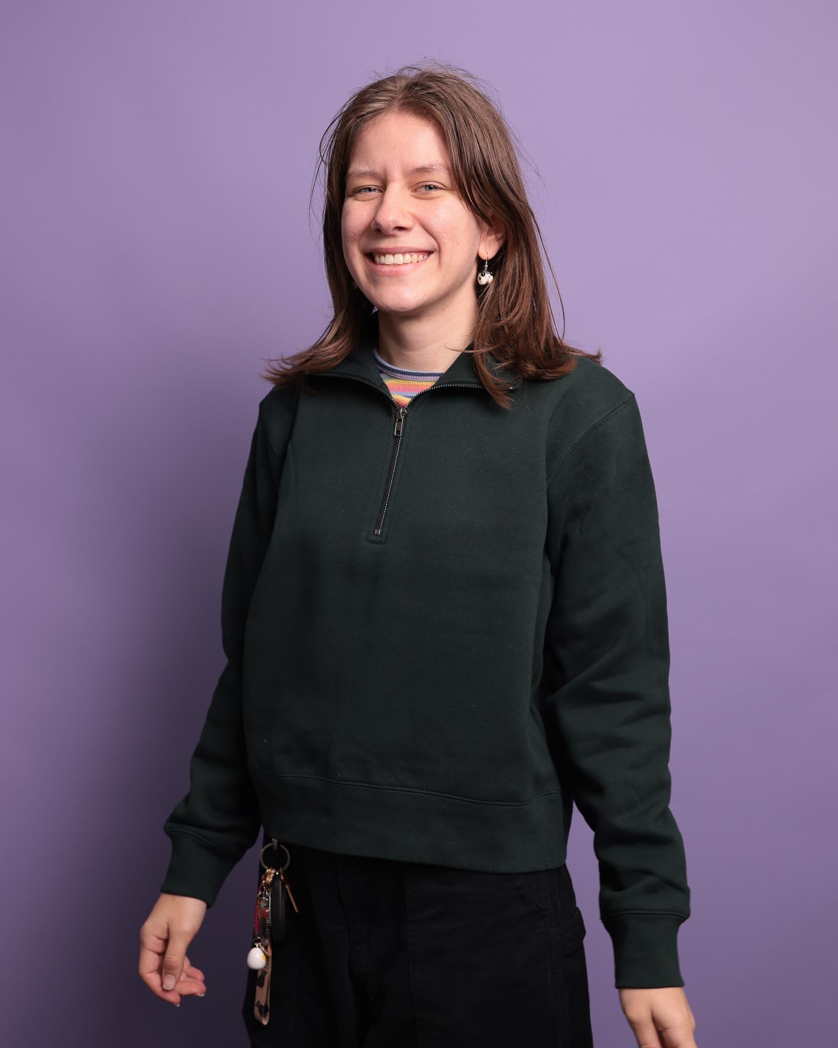 CUSTOM Women's 1/4 Zip Crewneck