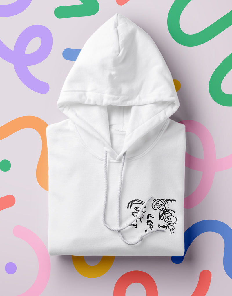 CUSTOM KID'S DRAWING | HOODIE